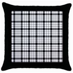 MacFarlane Tartan Throw Pillow Case (Black)