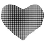 MacFarlane Tartan Large 19  Premium Flano Heart Shape Cushion