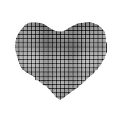 MacFarlane Tartan Standard 16  Premium Flano Heart Shape Cushion from ArtsNow.com Back