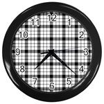 MacFarlane Tartan Wall Clock (Black)