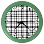 MacFarlane Tartan Color Wall Clock
