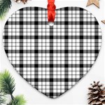 MacFarlane Tartan Heart Ornament (Two Sides)