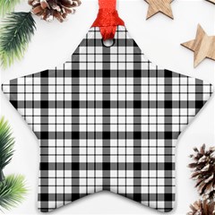 MacFarlane Tartan Star Ornament (Two Sides) from ArtsNow.com Back