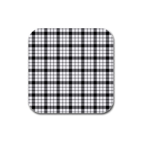 MacFarlane Tartan Rubber Square Coaster (4 pack) from ArtsNow.com Front