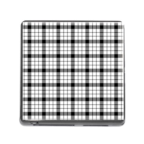 MacFarlane Tartan Memory Card Reader (Square) from ArtsNow.com Front