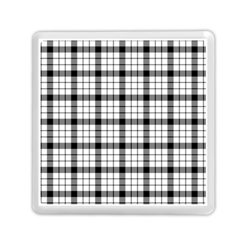 MacFarlane Tartan Memory Card Reader with Storage (Square) from ArtsNow.com Front