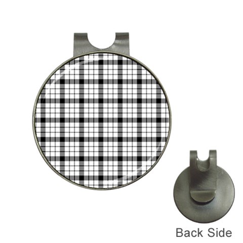 MacFarlane Tartan Golf Ball Marker Hat Clip from ArtsNow.com Front