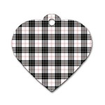 MacPherson Tartan Dog Tag Heart (One Side)