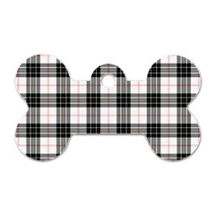 MacPherson Tartan Dog Tag Bone (Two Sides) from ArtsNow.com Back