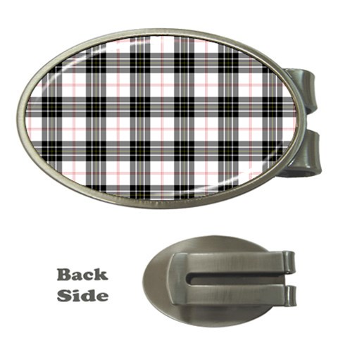 MacPherson Tartan Money Clip (Oval) from ArtsNow.com Front