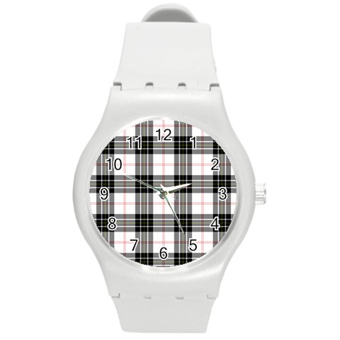MacPherson Tartan Round Plastic Sport Watch (M) from ArtsNow.com Front