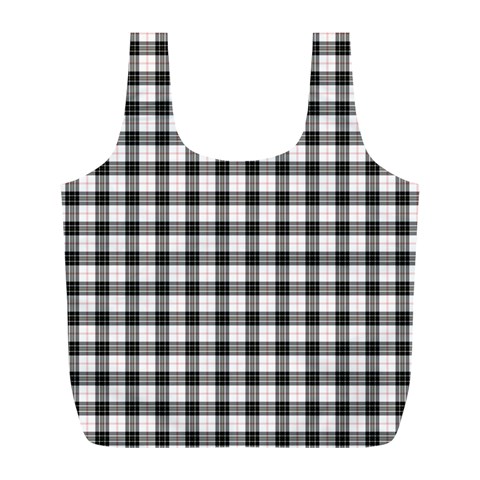 MacPherson Tartan Full Print Recycle Bag (L) from ArtsNow.com Front