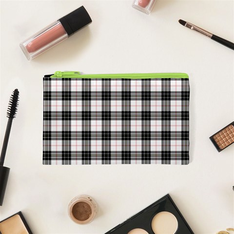 MacPherson Tartan Canvas Cosmetic Bag (XS) from ArtsNow.com Front