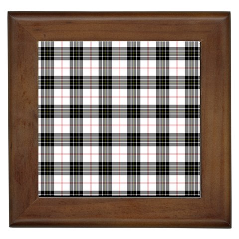 MacPherson Tartan Framed Tile from ArtsNow.com Front