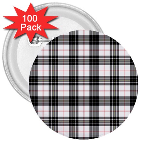 MacPherson Tartan 3  Button (100 pack) from ArtsNow.com Front