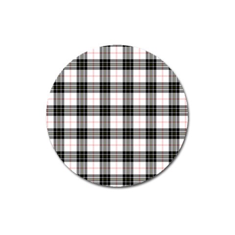 MacPherson Tartan Magnet 3  (Round) from ArtsNow.com Front