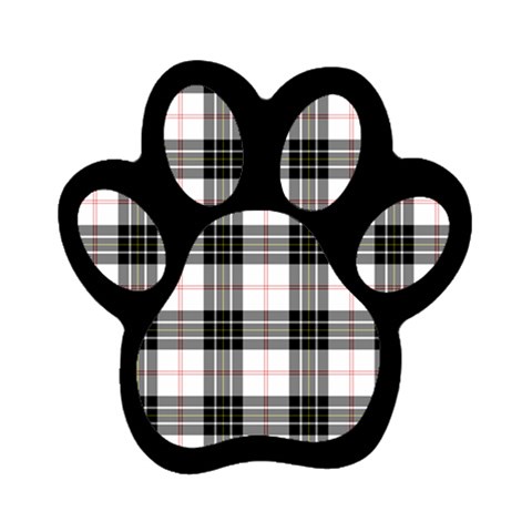MacPherson Tartan Magnet (Paw Print) from ArtsNow.com Front