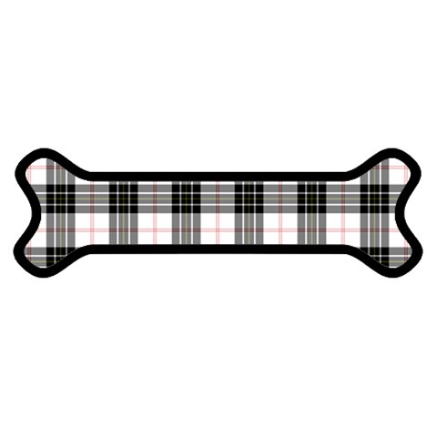 MacPherson Tartan Magnet (Dog Bone) from ArtsNow.com Front