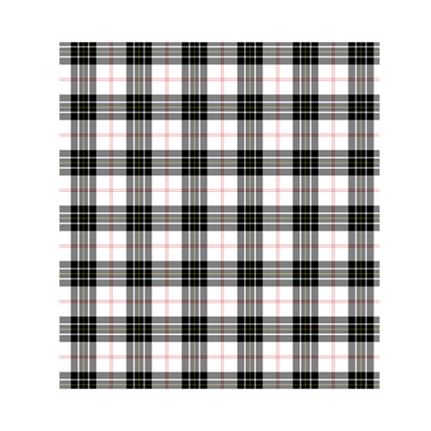 MacPherson Tartan Greeting Card 4.5  x 6  from ArtsNow.com Back Cover