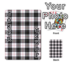 MacPherson Tartan Playing Cards 54 Designs from ArtsNow.com Front - Joker1
