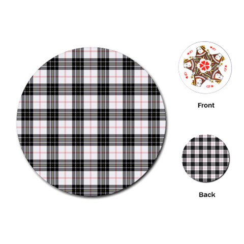 MacPherson Tartan Playing Cards (Round) from ArtsNow.com Front