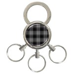 Douglas Tartan 3-Ring Key Chain