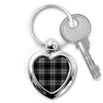 Douglas Tartan Key Chain (Heart)