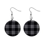 Douglas Tartan 1  Button Earrings