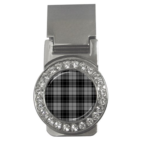 Douglas Tartan Money Clip (CZ) from ArtsNow.com Front