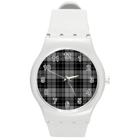 Douglas Tartan Round Plastic Sport Watch (M) from ArtsNow.com Front