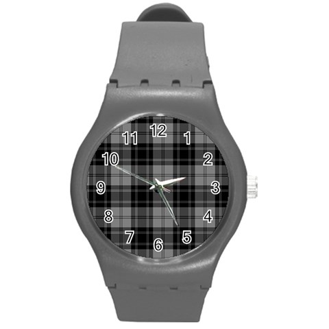 Douglas Tartan Round Plastic Sport Watch (M) from ArtsNow.com Front