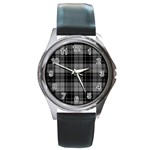 Douglas Tartan Round Metal Watch