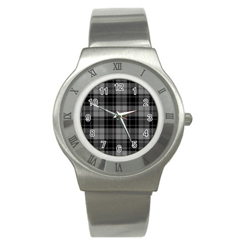 Douglas Tartan Stainless Steel Watch from ArtsNow.com Front