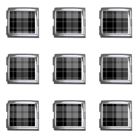 Douglas Tartan Mega Link Italian Charm (9 pack) from ArtsNow.com Front