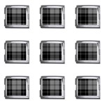 Douglas Tartan Mega Link Italian Charm (9 pack)