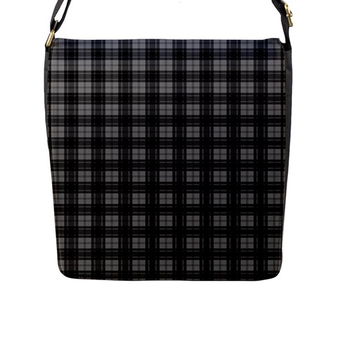 Douglas Tartan Flap Closure Messenger Bag (L) from ArtsNow.com Front