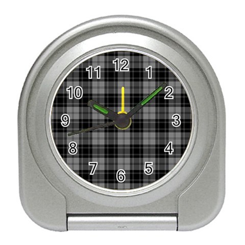 Douglas Tartan Desk Alarm Clock from ArtsNow.com Front