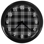 Douglas Tartan Wall Clock (Black)