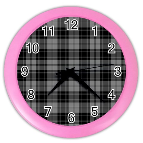 Douglas Tartan Color Wall Clock from ArtsNow.com Front