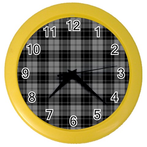 Douglas Tartan Color Wall Clock from ArtsNow.com Front
