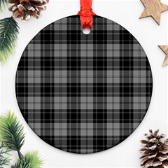 Douglas Tartan Round Ornament (Two Sides) from ArtsNow.com Front
