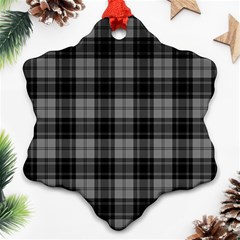 Douglas Tartan Snowflake Ornament (Two Sides) from ArtsNow.com Back