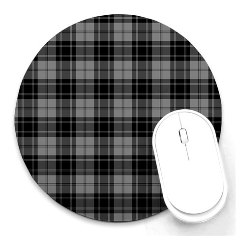 Douglas Tartan Round Mousepad from ArtsNow.com Front