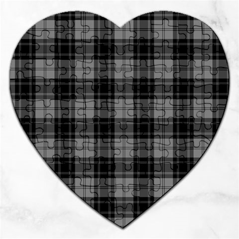 Douglas Tartan Jigsaw Puzzle (Heart) from ArtsNow.com Front