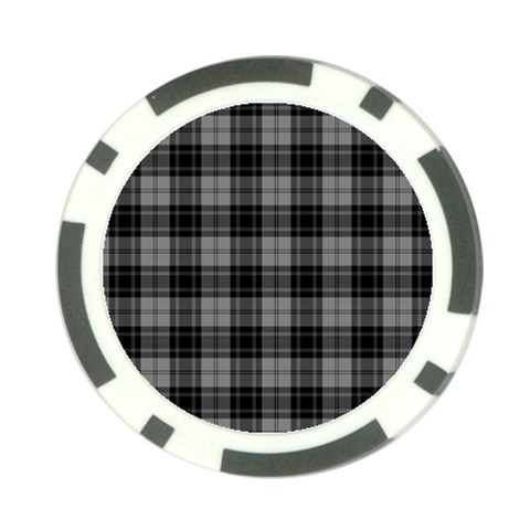 Douglas Tartan Poker Chip Card Guard (10 pack) from ArtsNow.com Front