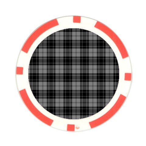 Douglas Tartan Poker Chip Card Guard (10 pack) from ArtsNow.com Front