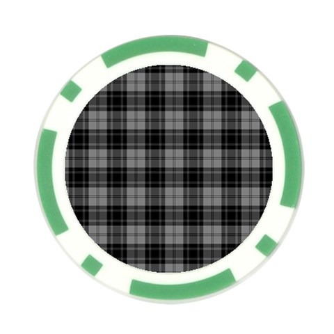 Douglas Tartan Poker Chip Card Guard (10 pack) from ArtsNow.com Front