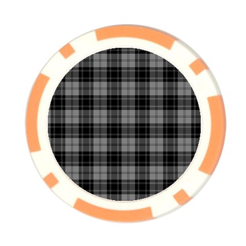 Douglas Tartan Poker Chip Card Guard (10 pack) from ArtsNow.com Front