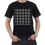 Douglas Tartan Men s T-Shirt (Black)