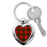 Bruce Tartan Key Chain (Heart)
